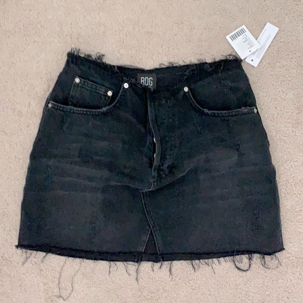 Urban Outfitters, BDG, black jean skirt. Medium